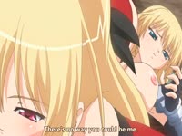 Blonde manga bitch takes on a big dick